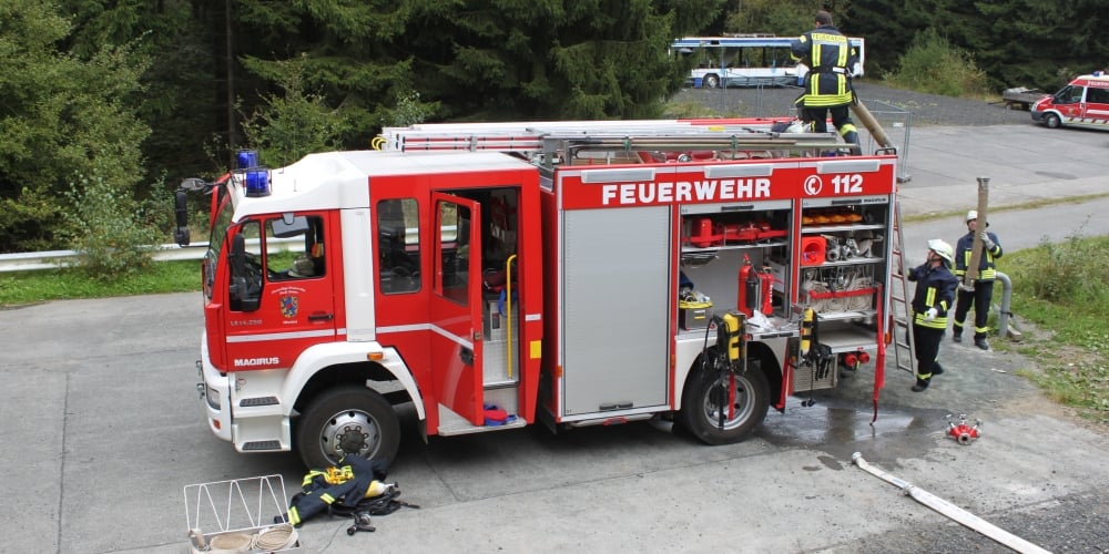 TLF – Tanklöschfahrzeug der Feuerwehr Oberbiel